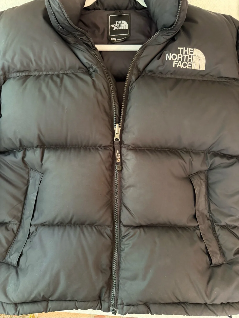 North Face Mens Vintage 96 Retro Nuptse 700 Down Small Puffer Jacket Coat Black